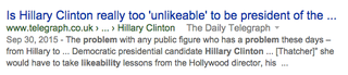 Illustration for article titled Wait, Does Hillary Clinton Have a Likability Problem?